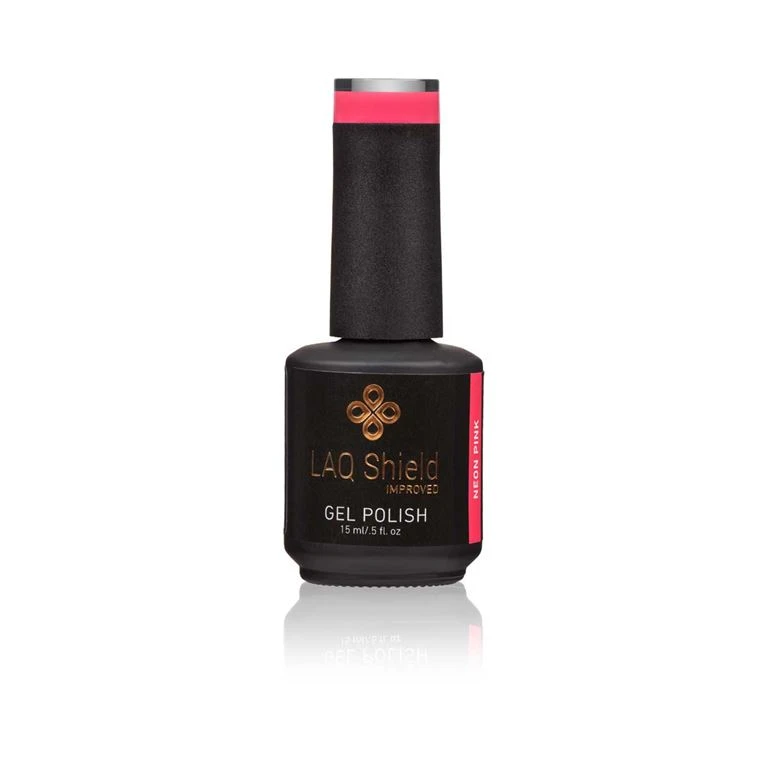 Laq Shield Gel Polish, Neon Pink